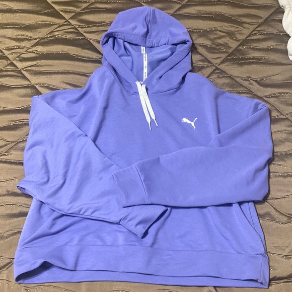 Puma Crop Pullover Hoodie - Picture 1 of 3